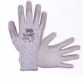 Safe Cut Hppe Knit Glove, Pu Palm